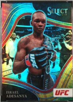 Israel Adesanya 2022 Panini Select UFC Octagonside #229 Blue