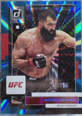 Andrei Arlovski 2023 Panini Donruss UFC Base #186 Teal Laser