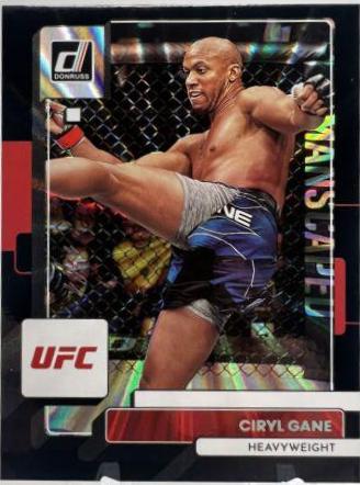 Ciryl Gane 2023 Panini Donruss UFC Base #188 Laser