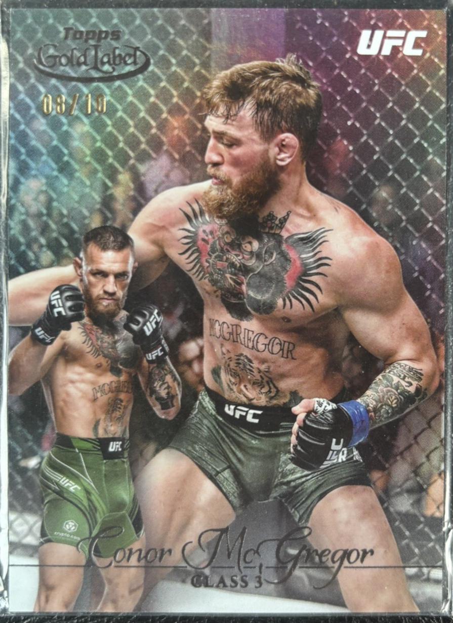 Conor McGregor 2024 Topps Gold Label UFC Base Class III #53 Black