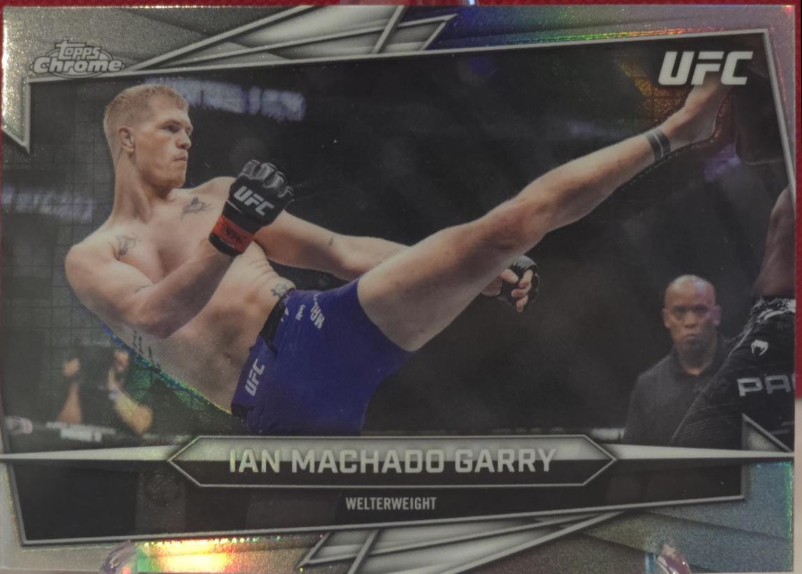 Ian Machado Garry 2026 Topps Chrome UFC Base #93 Sonar Refractor