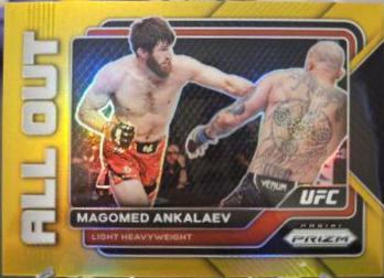 Magomed Ankalaev 2023 Panini Prizm UFC All Out #1 Gold