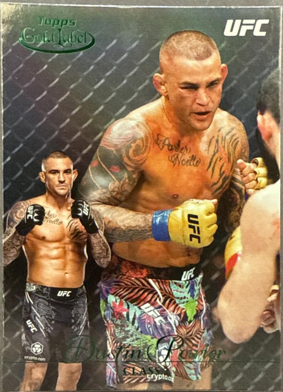 Dustin Poirier 2024 Topps Gold Label UFC Base Class II #15 Green
