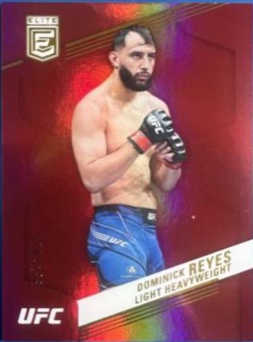Dominick Reyes 2023 Panini Chronicles UFC Base Elite #242 Red