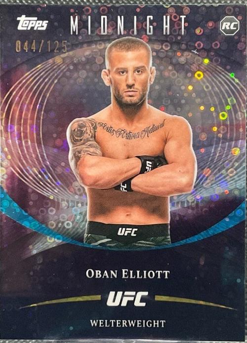 Oban Elliott 2026 Topps Midnight UFC Base #51 Morning