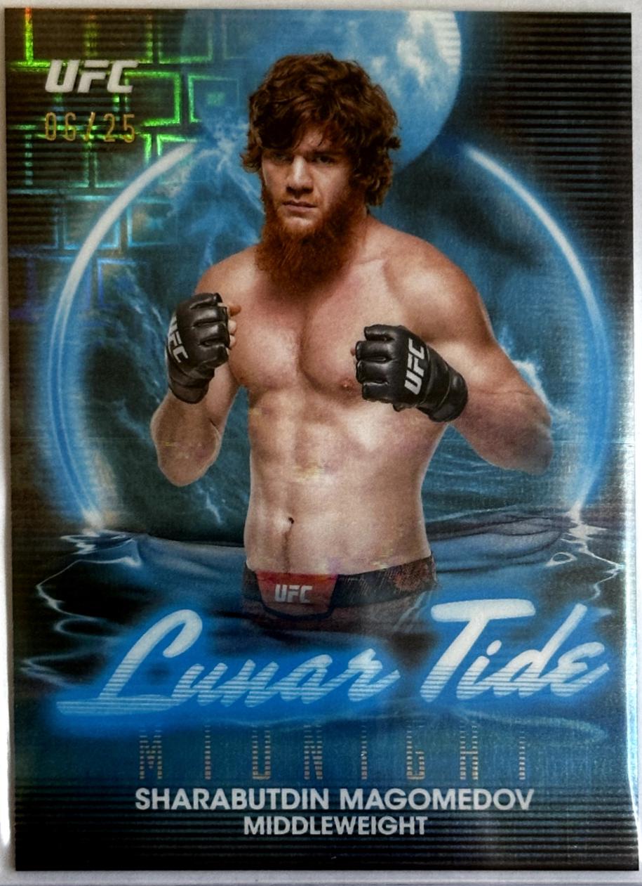 Shara Magomedov 2025 Topps Midnight UFC Lunar Tide #LT-13 Moonrise