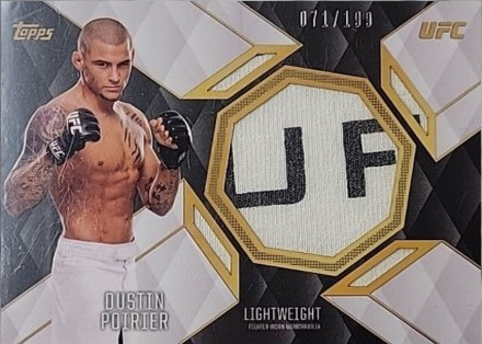 Dustin Poirier 2016 Topps UFC Top of the Class Top of the Class Relics #TCR-DP Silver