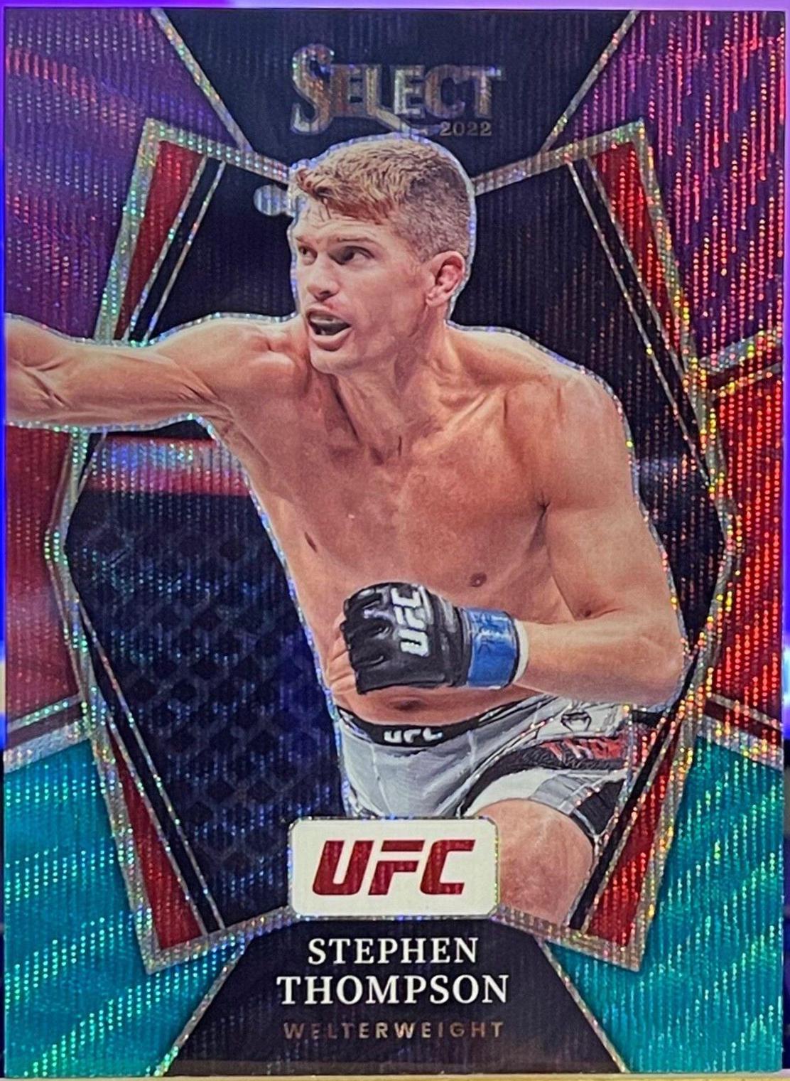 Stephen Thompson 2022 Panini Select UFC Premier Level #182 Tri Color