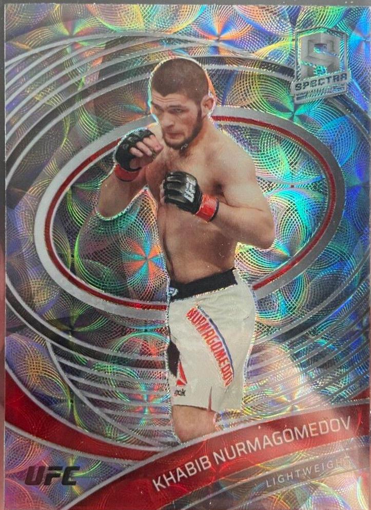 Khabib Nurmagomedov 2021 Panini Chronicles UFC Base Spectra #282 Asia