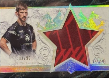 Arnold Allen 2025 Topps Royalty UFC Star Relics #SR-AA Blue