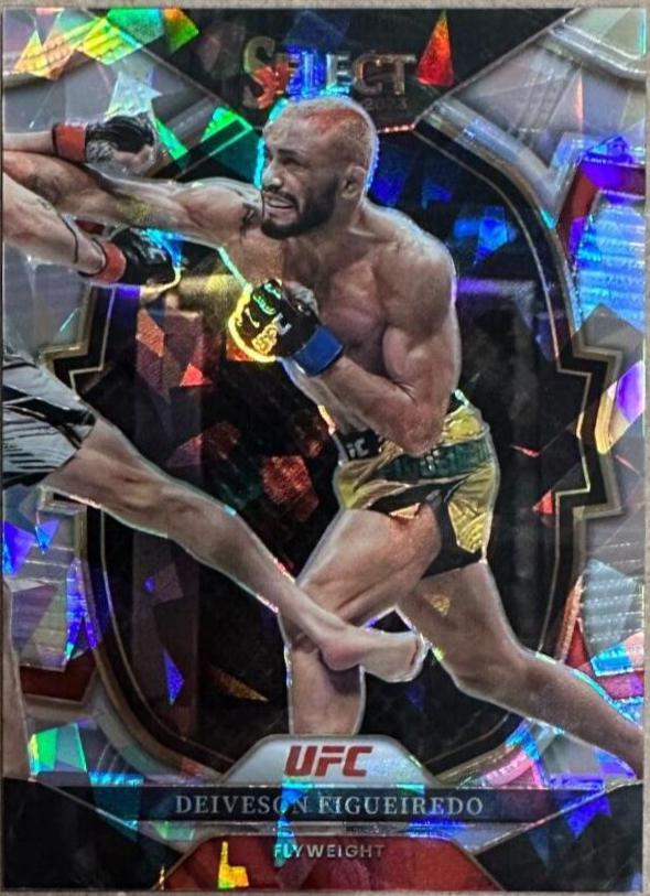 Deiveson Figueiredo 2023 Panini Select UFC Concourse #52 Cracked Ice