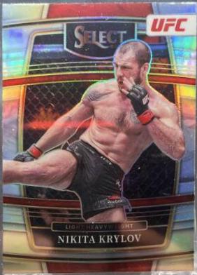 Nikita Krylov 2022 Panini Select UFC Concourse #58 Silver
