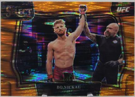 Bo Nickal 2023 Panini Select UFC Octagonside #284 Orange Flash