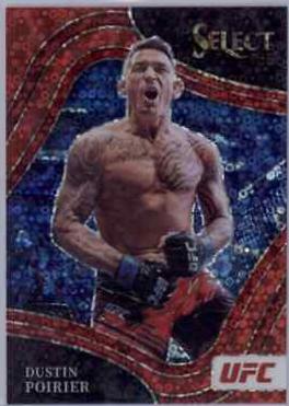 Dustin Poirier 2022 Panini Select UFC Octagonside #279 Red Disco