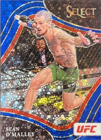 Sean O'Malley 2022 Panini Select UFC Octagonside #287 Blue Disco