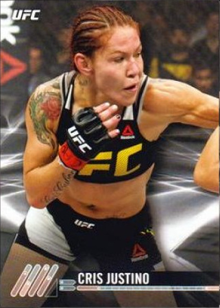 Cris Justino 2017 Topps UFC Knockout Base #18 Green