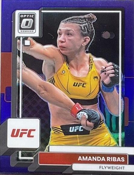 Amanda Ribas 2023 Panini Donruss Optic UFC Base #88 Purple