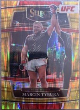 Marcin Tybura 2022 Panini Select UFC Concourse #89 Gold Flash