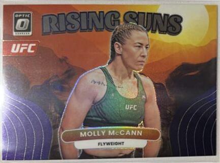 Molly McCann 2023 Panini Donruss Optic UFC Rising Suns #14 Purple