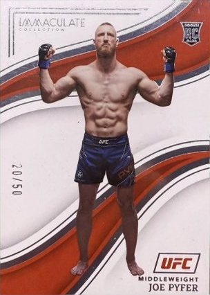 Joe Pyfer 2023 Panini Immaculate Collection UFC Base #82 Platinum