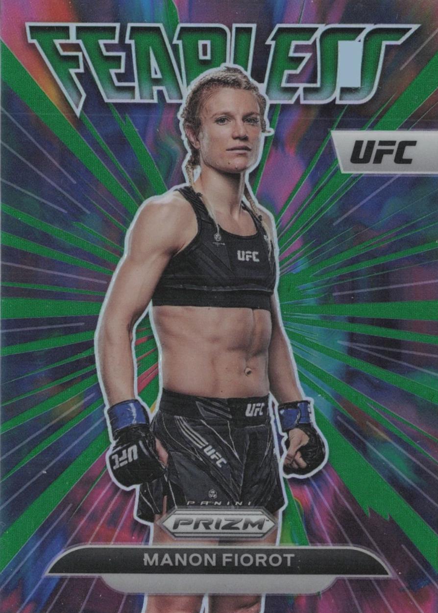 Manon Fiorot 2023 Panini Prizm UFC Fearless #30 Green