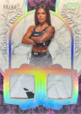 Tracy Cortez 2025 Topps Royalty UFC Regalia Relics #RR-TC Platinum