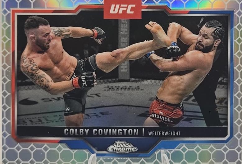 Colby Covington 2025 Topps Chrome UFC Base #154 OctaFractor