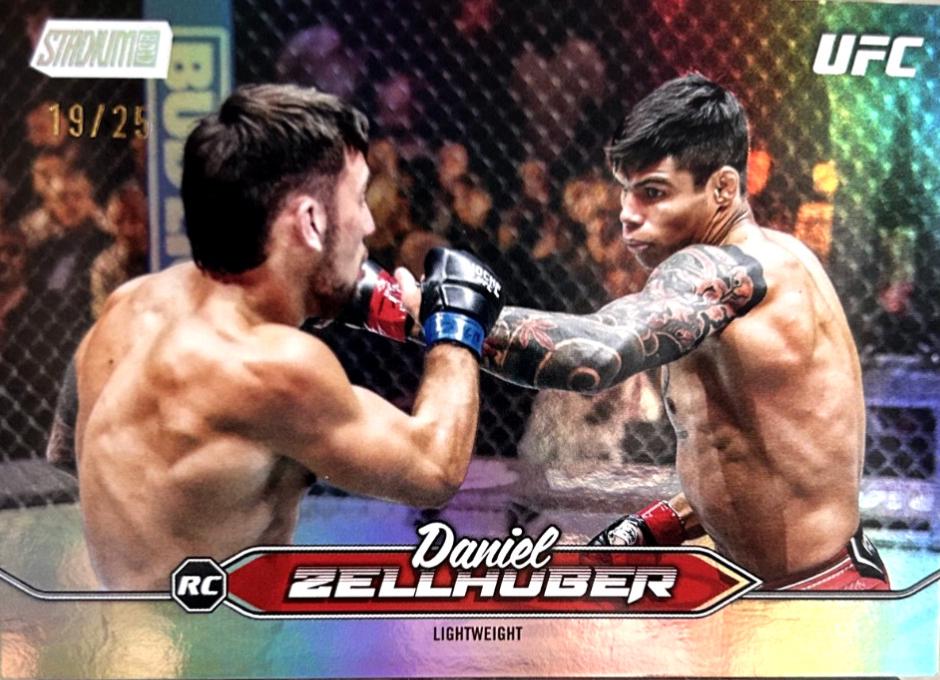 Daniel Zellhuber 2025 Topps Stadium Club UFC Base #30 Rainbow