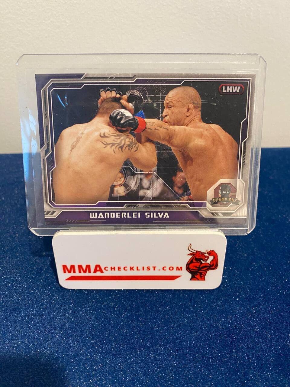 Wanderlei Silva 2014 Topps UFC Champions Base #126 Purple