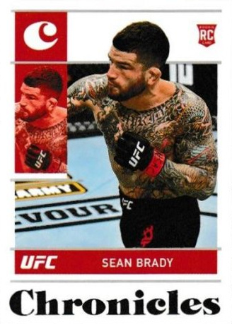 Sean Brady 2022 Panini Chronicles UFC Base Chronicles #94 Platinum