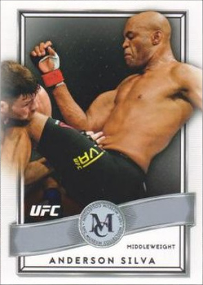 Anderson Silva 2016 Topps UFC Museum Collection Base #11 Emerald