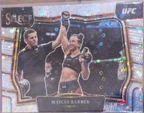 Maycee Barber 2023 Panini Select UFC Octagonside #243 Disco