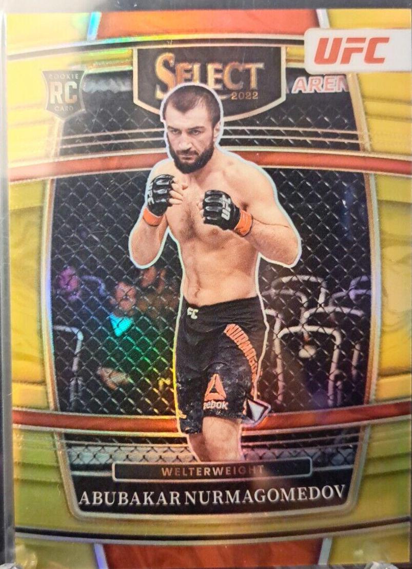 Abubakar Nurmagomedov 2022 Panini Select UFC Concourse #64 Gold