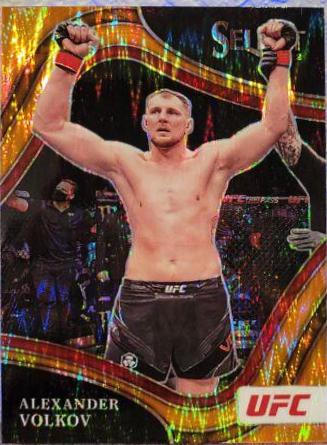 Alexander Volkov 2022 Panini Select UFC Octagonside #268 Orange Flash