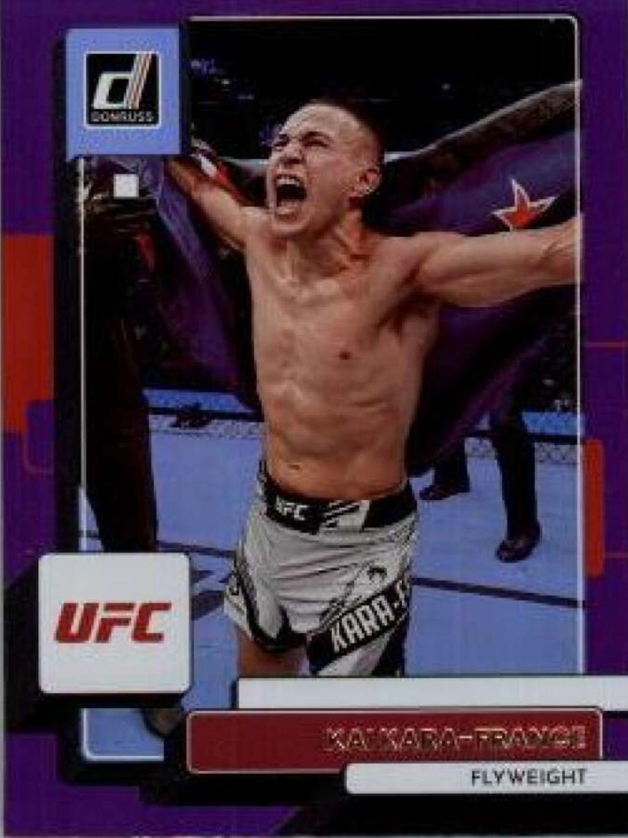 Kai Kara-France 2023 Panini Donruss UFC Base #104 Purple Flood