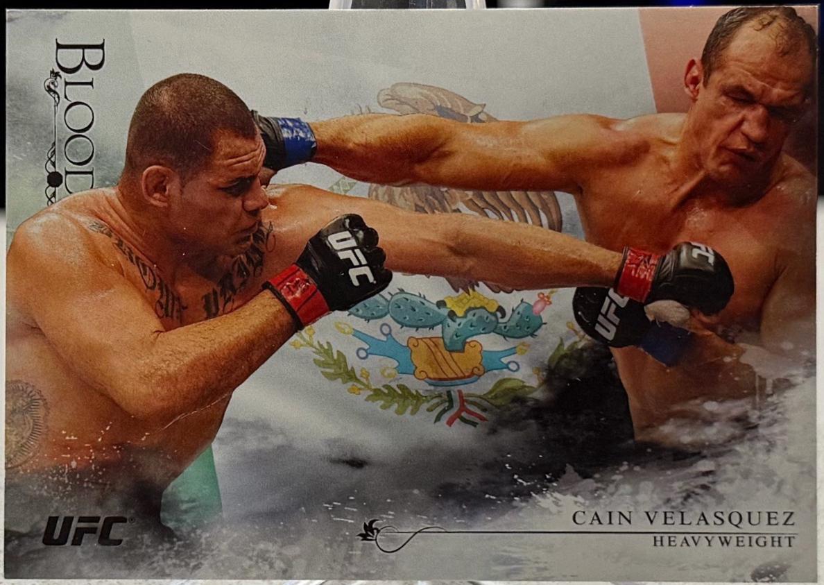 Cain Velasquez 2014 Topps UFC Bloodlines Base #79 Flag