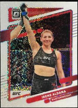Irene Aldana 2022 Panini Donruss Optic UFC Base #35 White Sparkle