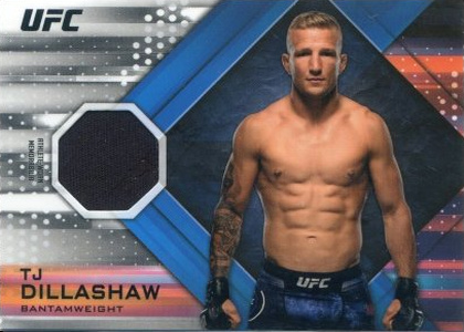 TJ Dillashaw 2019 Topps UFC Knockout Knockout Relics #KR-TD Red