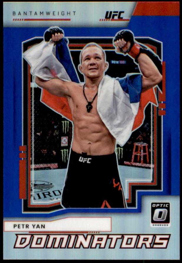 Petr Yan 2022 Panini Donruss Optic UFC Dominators #6 Blue