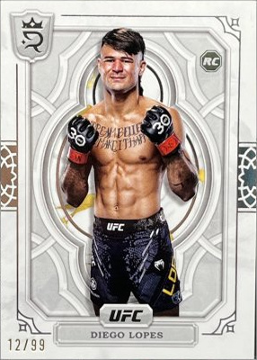 Diego Lopes 2024 Topps Royalty UFC Base #10 Platinum
