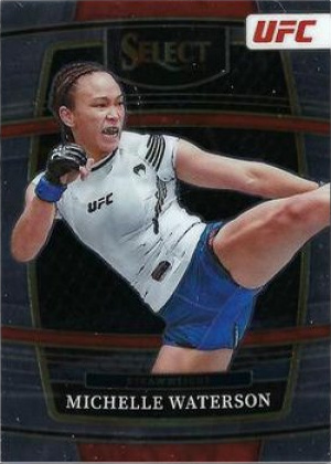 Michelle Waterson-Gomez 2022 Panini Select UFC Concourse #30 Blue