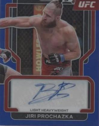 Jiri Prochazka 2022 Panini Prizm UFC Signatures #52 Blue