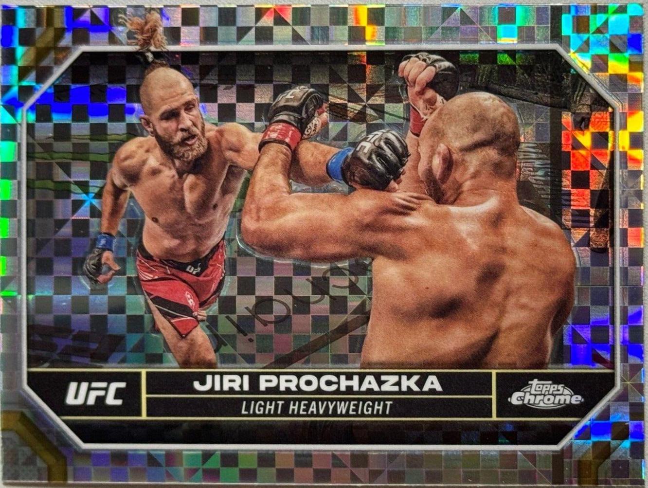 Jiri Prochazka 2024 Topps Chrome UFC Base #95 X-Fractor