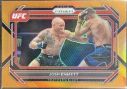 Josh Emmett 2023 Panini Prizm UFC Base #94 Orange