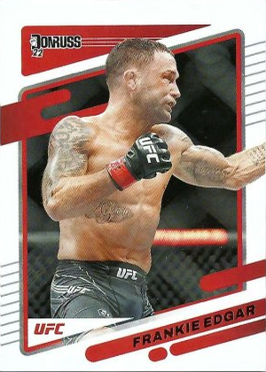 Frankie Edgar 2022 Panini Donruss UFC Base #49 Holo Black Laser