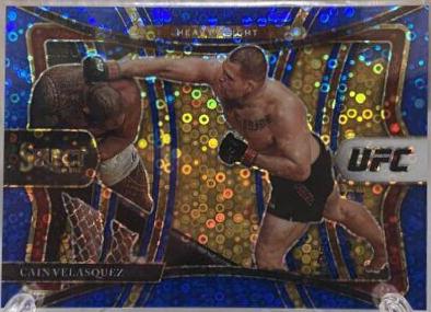 Cain Velasquez 2021 Panini Select UFC Premier Level #177 Blue Disco