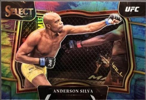 Anderson Silva 2023 Panini Select UFC Octagonside #214 Tie Dye