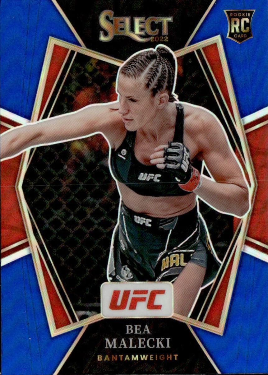 Bea Malecki 2022 Panini Select UFC Premier Level #177 Blue Prizm