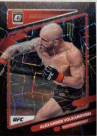 Alexander Volkanovski 2022 Panini Donruss Optic UFC Base #28 Black Velocity
