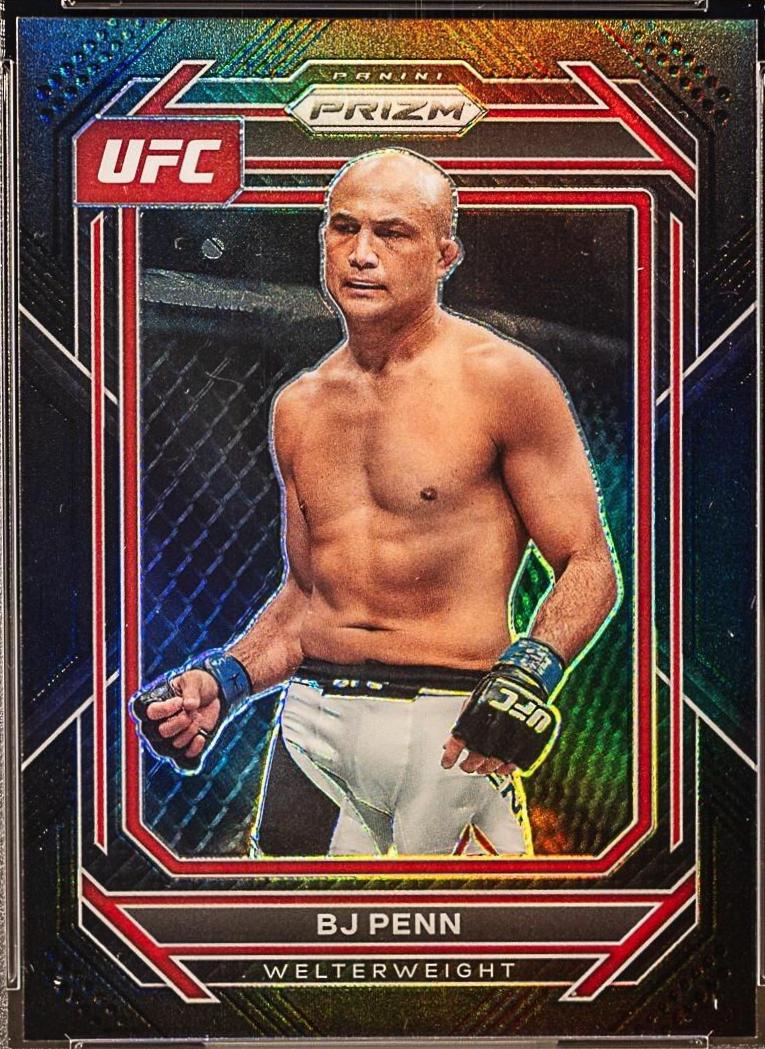 BJ Penn 2023 Panini Prizm UFC Base #123 Black